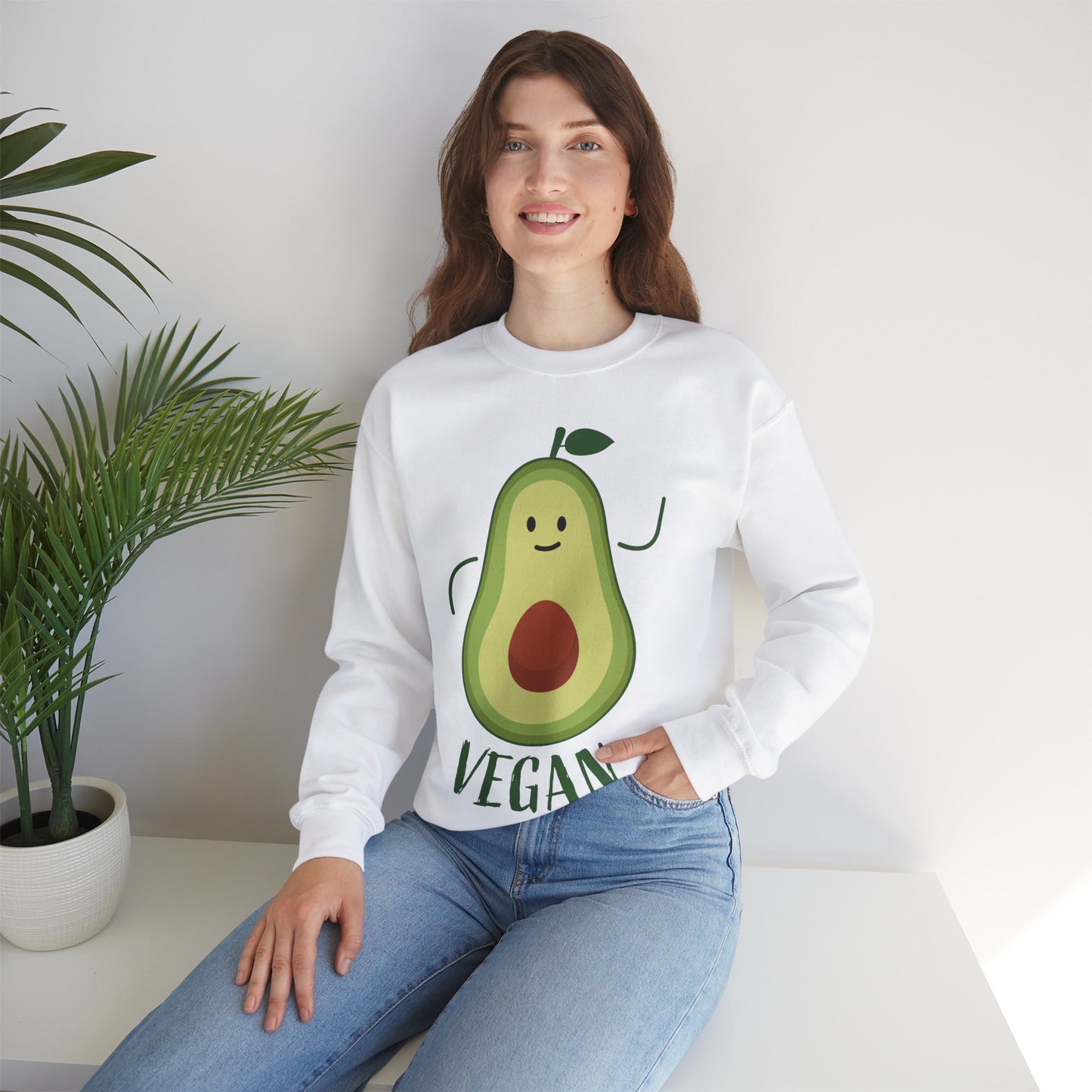 Unisex Heavy Blend™ Crewneck Sweatshirt; Vegan