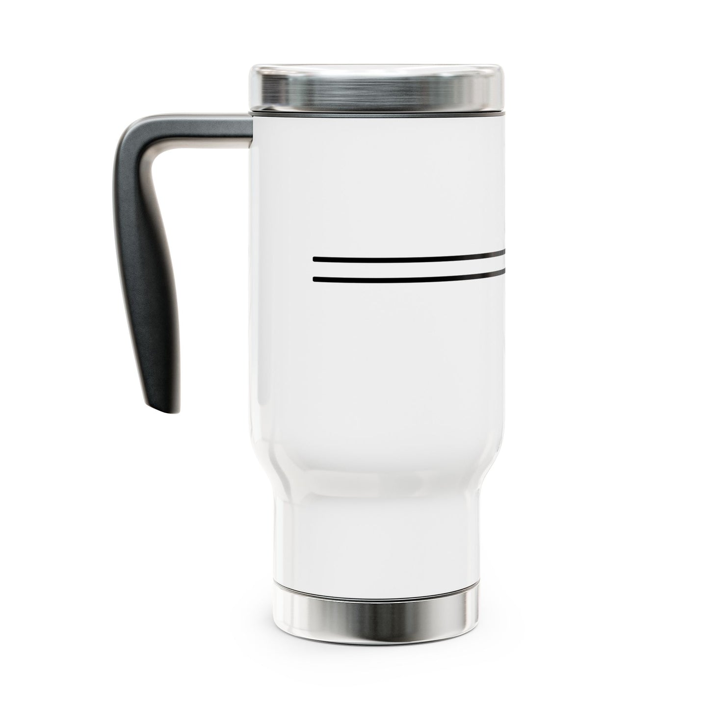 Stainless Steel Travel Mug with Handle, 14oz