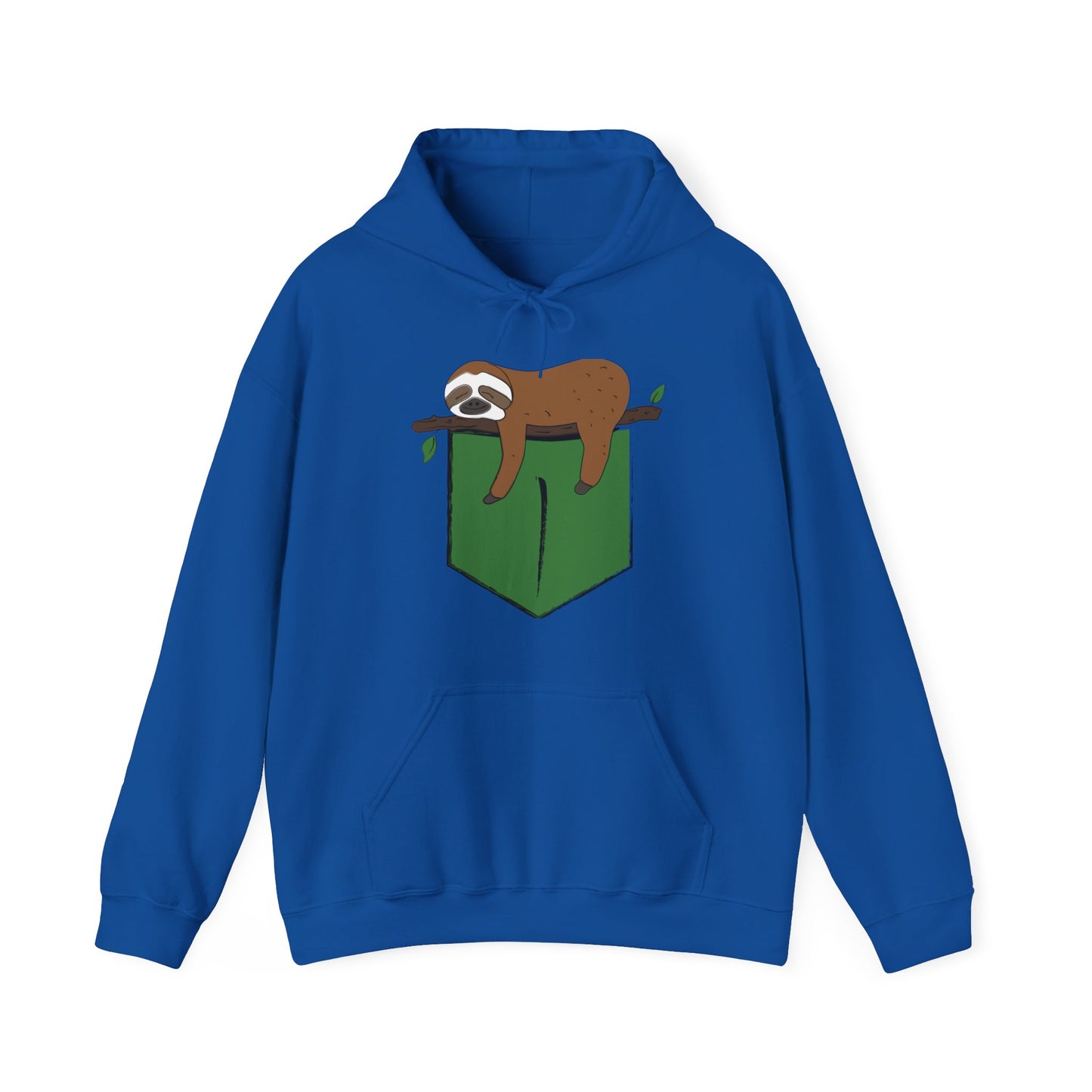 Unisex Heavy Blend™ Hooded Sweatshirt; Sleeping Sloth