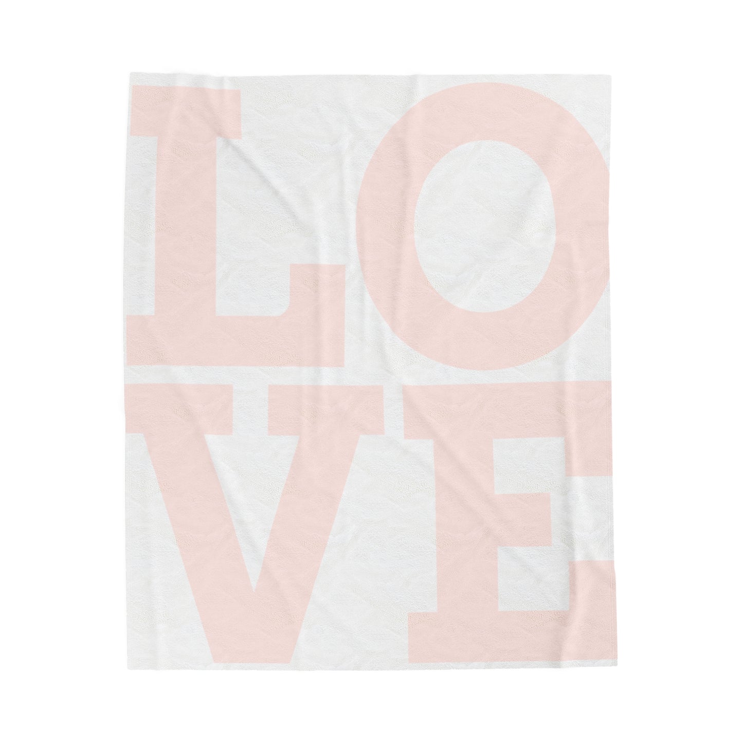 Velveteen Plush Blanket (Love)