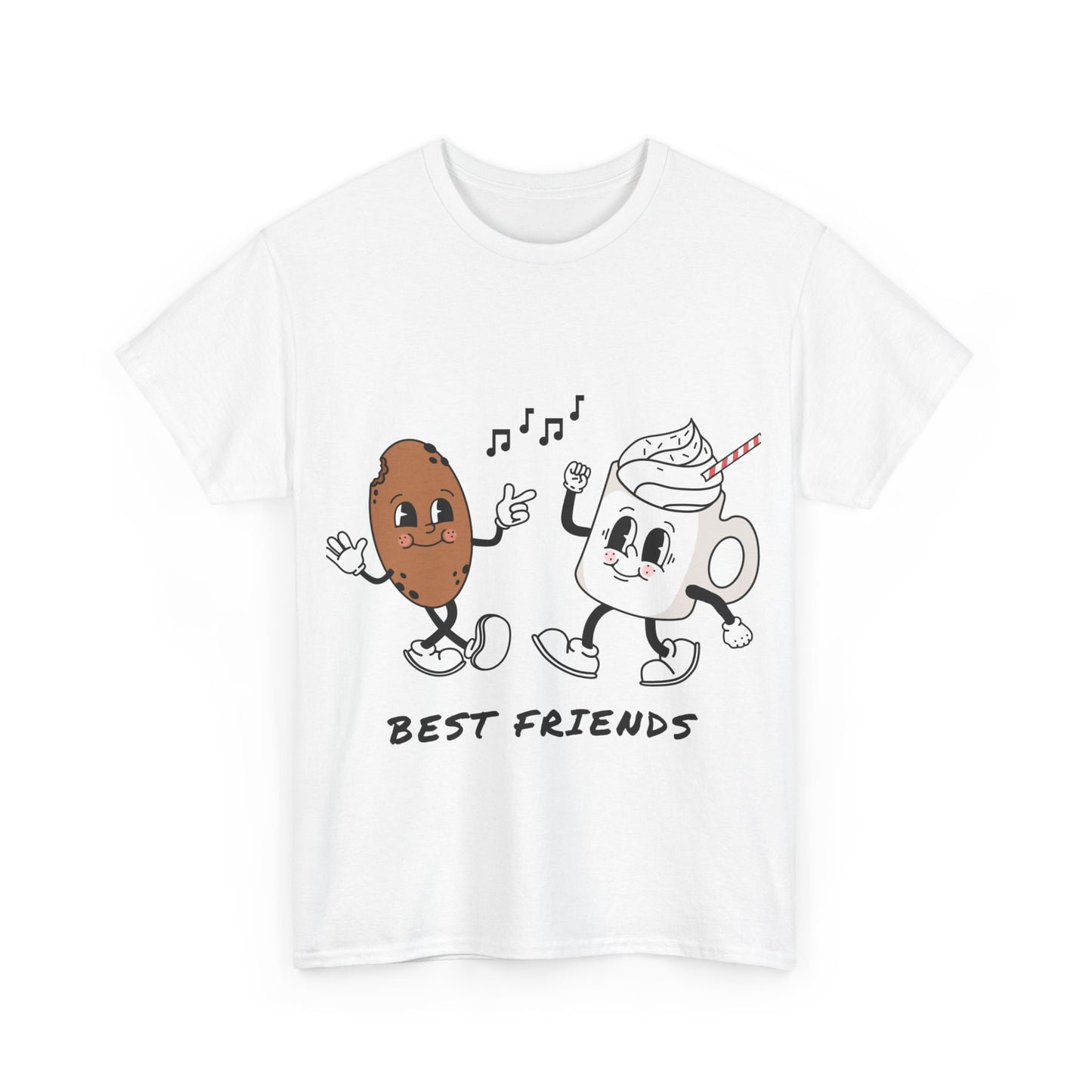 Unisex Heavy Cotton Tee; Milk & Cookies