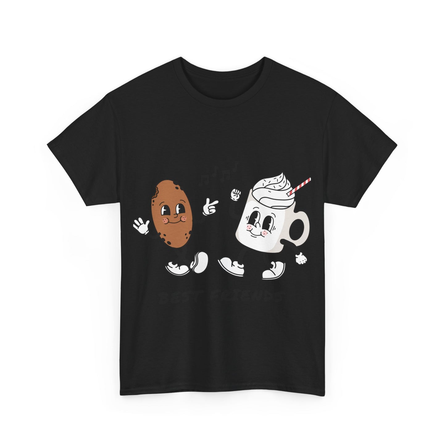 Unisex Heavy Cotton Tee; Milk & Cookies