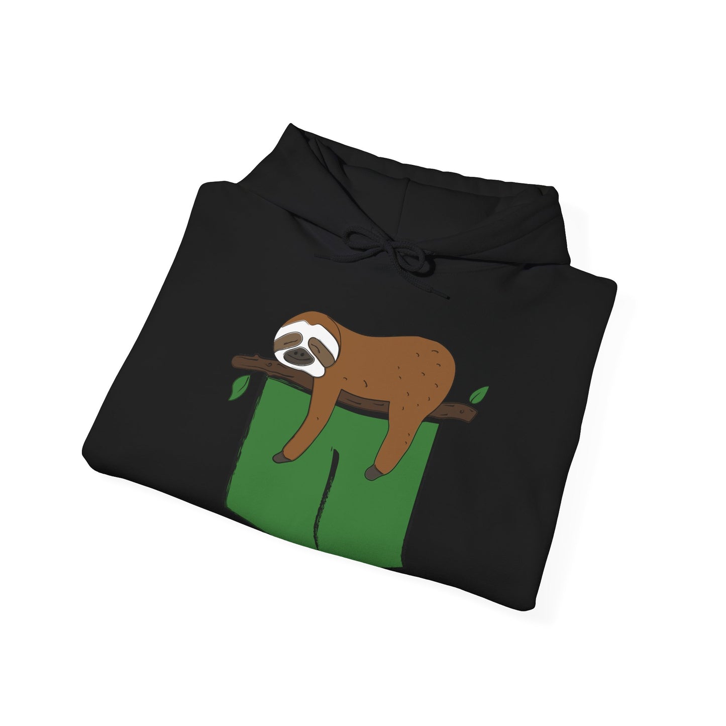 Unisex Heavy Blend™ Hooded Sweatshirt; Sleeping Sloth