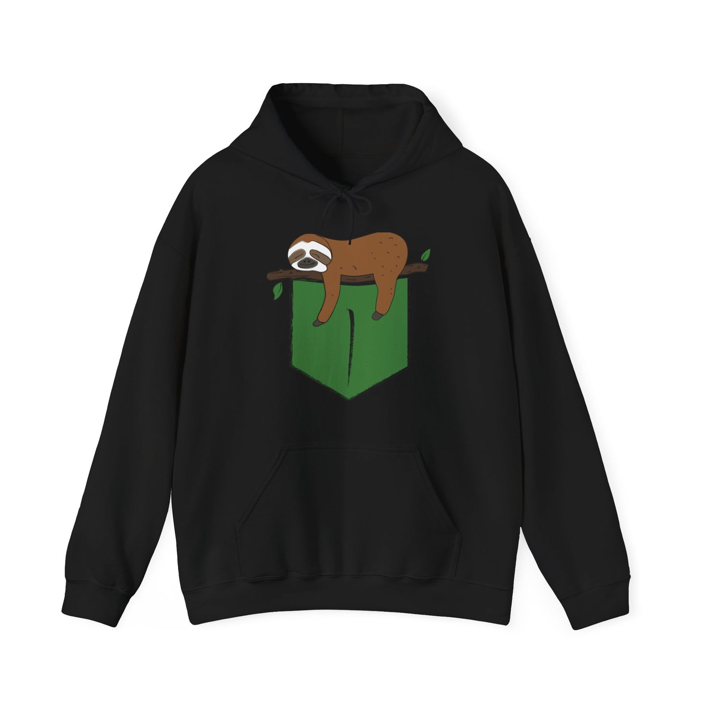 Unisex Heavy Blend™ Hooded Sweatshirt; Sleeping Sloth