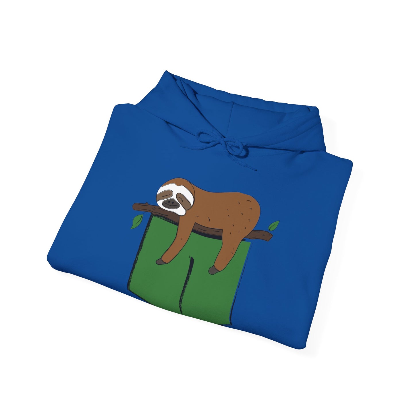 Unisex Heavy Blend™ Hooded Sweatshirt; Sleeping Sloth